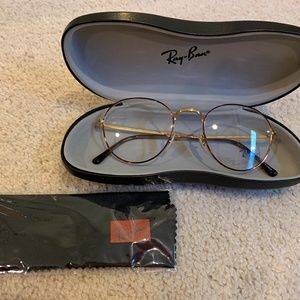 RayBan Glasses Frame Tortoise Gold 3582V